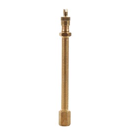 Valve Extension, Valve Cap Extension, Car, Truck, Motorcycle, Tyre, Wheel Valve Stem, Brass Extension Rod Cap, Straight Extension (100 mm)