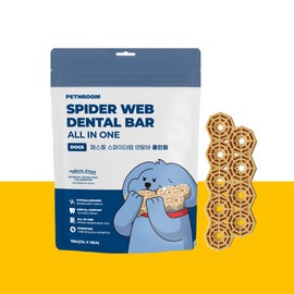 PETHROOM [Fesroom] Spider Web Dental Bar All-in-One Chew Toy for Dogs