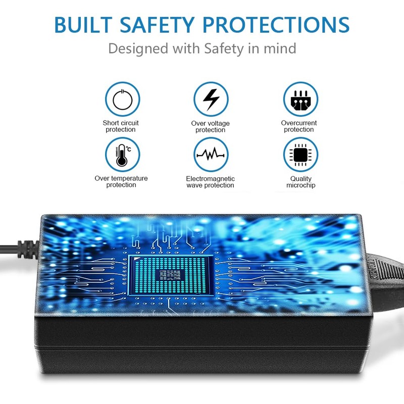 SHNITPWR 24V 3A DC Power Supply Adapter AC 100V~240V to