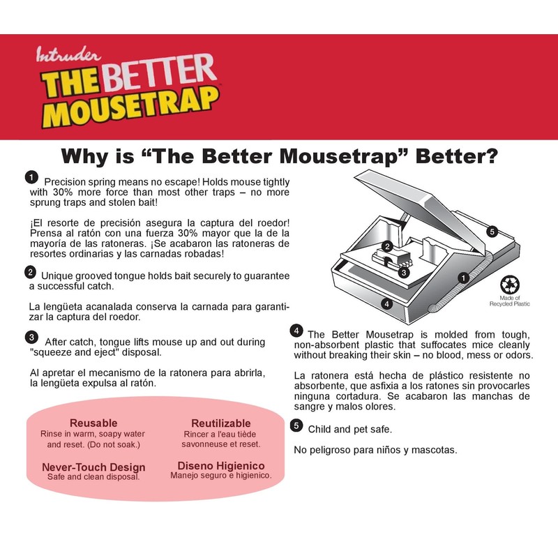 24 Pack Intruder 16000 Better Mouse Trap