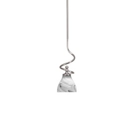 Capri 1 Light Mini Pendant in Brushed Nickel (901-BN-4769)