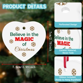 Christmas Ornament Keepsake Sign Christmas Tree Ornament Christmas Decorative Hanging Ornaments Holiday Xmas Keepsake Gifts for Friends Family Christmas Tree Hanging Decorations