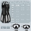 Odoland Kids Snorkeling Packages Snorkel Set, Anti-Fog and Anti-Leak Dry