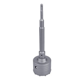 70mm / 2-3/4 inch Concrete Hole Saw with SDS Plus Shank Connecting Rod, Tungsten Carbide Teeth Cement Hole Saw for Cement Brick Concrete Stone Wall (70mm / 2-3/4 inch)