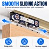 Sliding Door Roller for Wooden Door Track Systems – 4-Wheel