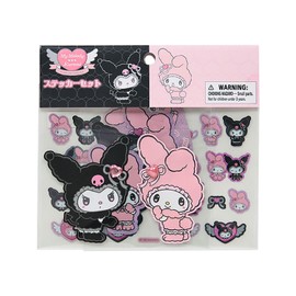 Sanrio 415171 Sticker Set, Melody & Chromi, Paper, PVC, Acrylic Resin, For Ages 3 and Up