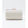 niana Party Bag, Clutch Bag, Handbag, Pearl, Satin, beige