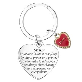 MADHAHEFU Mothers Day Gifts Mum Gift Mum Keyring Christmas Birthday Gifts For Mummy Mother