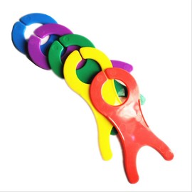 20 Pcs Large Yarn Bobbin Plastic Woolen Winding Board Thread String Winding Coil Plate Spool Thread Knitting Sewing Crochet Weave Winder Tool for Sewing Machine Thread Holder