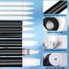 FULIBAO 15 Pack Large Refillable Paint Markers 8mm 10mm 15mm