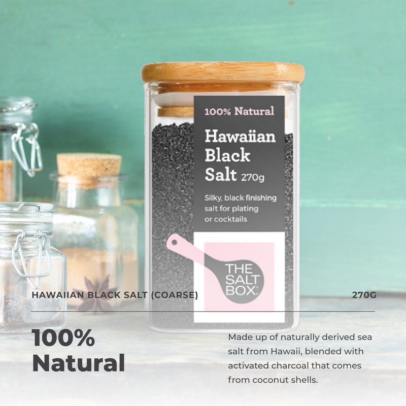 The Salt Box - Natural Seasoned Food Hawaiian Black Salt