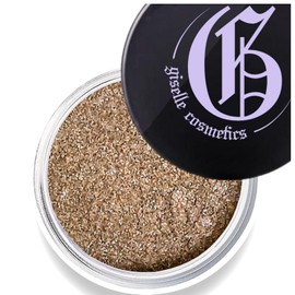 Sombra de Ojos Mineral Bronceado Glitter Suelta - Paleta de Maquillaje Orgánico, Sin Talco Con Brillo Marrón, Bronce, Cobre y Oro - Sombra de Ojos Iridiscente, Polvo Iluminador, Somb