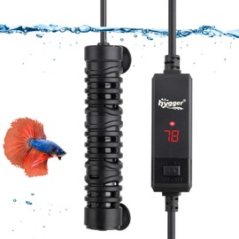 hygger Aquarium Betta Heater,25W/50W/100W/150W/300W/800W Removable Shell Submersible Fish Tank Heater with LED Digital Display,150W for 15-35 Gallon Freshwater and Saltwater Fish Tank