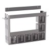 Organizador De Especias Pared Cocina Almacenaje Multiuso Black