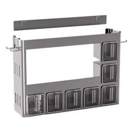 Organizador De Especias Pared Cocina Almacenaje Multiuso Black