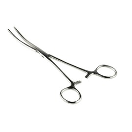 SE 681FC 8-Inch Curved Forceps Stainless Steel