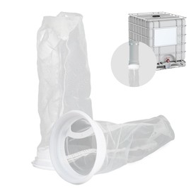 IBC Lid Filter, Replacement Filter Nylon Filter, IBC Filter, IBC Tank Accessories Filter, White, Washable IBC Lid Filter, IBC Container Filter, IBC Tank Filter for IBC Rainwater Tank, Aquariums, Pack
