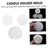 jojofuny 1 Set Coaster Molds for DIY Epoxy Resin Easy