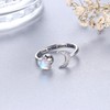 Sanfenly Fidget Ring For Women Kids Girls Anxiety Rings Open