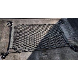 EACCESSORIES EA Rear Trunk Organizer Cargo Net for Ford Excursion 2000-2005 - Floor Style Cargo Net for SUV - Premium Mesh Car Trunk Organizer Vehicle Carrier Storage - Compatible with Ford Excursion