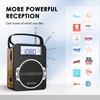 Radio Portable AM FM Digital Radios Clock Radio with Bluetooth