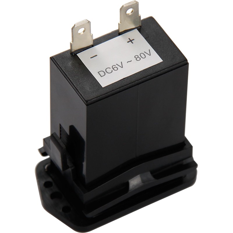 Jayron JR-HM002 DC 6-80V Snap in Mechanical Hour Meter for