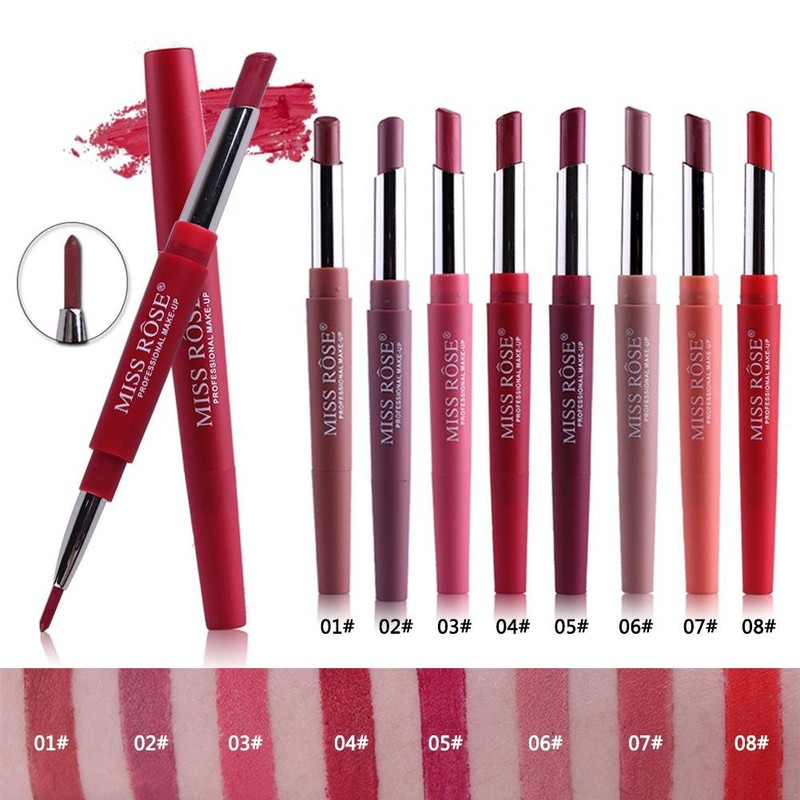 GoBeLi® Lip Liner 2-in-1 Lipstick (Sweet Girl 02) Lipstick -