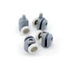 Shower Door Rollers, Set of 8 Single Shower Door Runners/Wheels/Pulleys/Guides