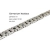 « Titanium > Premium Germanium Bracelet ◇ Germanium 7 Stone