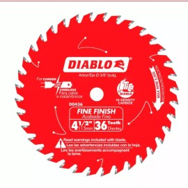 Diablo 2 Pack Diablo D0436X / D0436 4-1/2 in. 36 Tooth Fine Finish Saw Blade