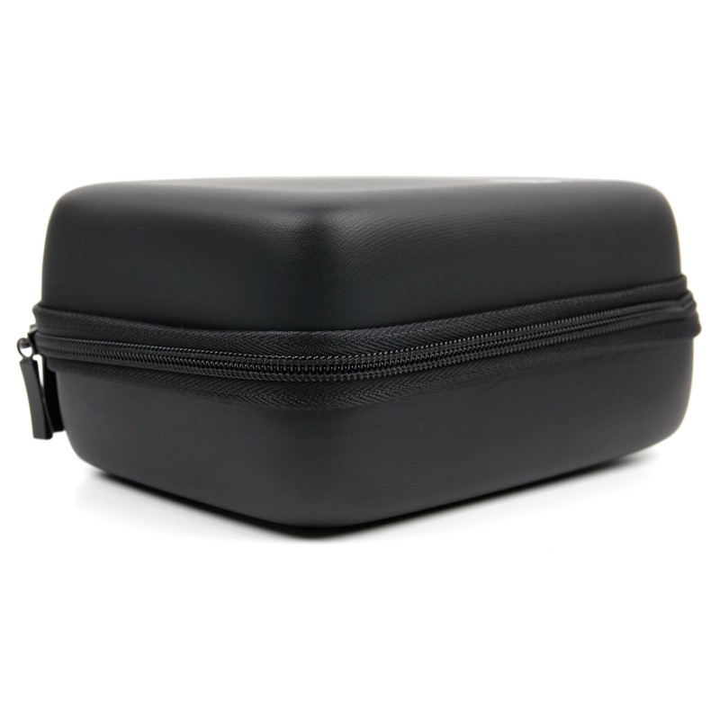 DURAGADGET Exclusive Black Hard Shell EVA Box Case with Carabiner