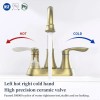 Bathroom Faucet Accessories 4 Inch Vani Brushed Gold 360 Degree