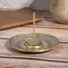 Crisis Bronze Round Incense Holder
