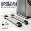 Adjustable Appliance Roller Base Set for Moving Washers and Refrigerators