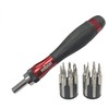 Rolson 28286 15 Pc Ratchet Precision Screwdriver &Bit Set