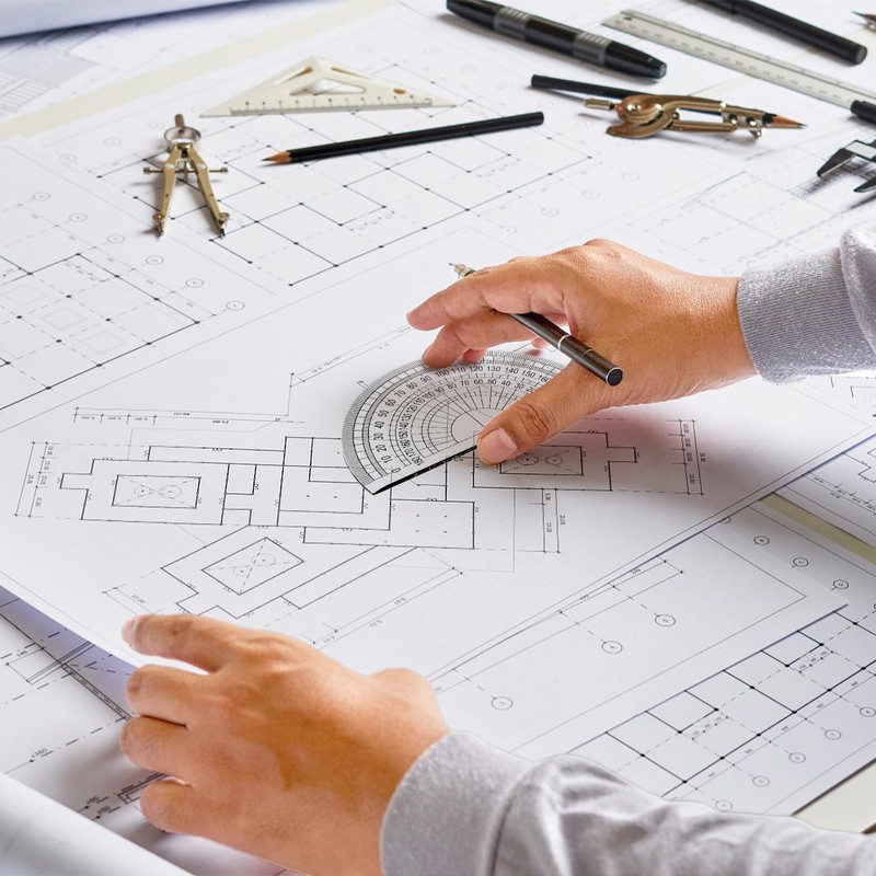 Nicunom 100 Pack Plastic Protractor 180 Degree Math Protractors Geometry