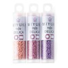 Miyuki Delica Seed Beads Bundle: Size 11/0, Purple Opaque Palette
