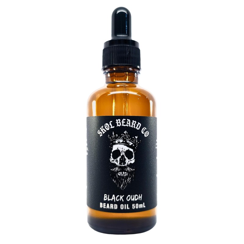 Skol Beard Co Premium Beard Oil in Black Oudh, 50mL