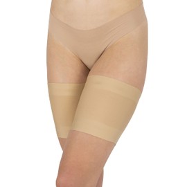 LORES Anti-chafing Thigh Bands for Women Prevent Rubbing Satin Thigh Bands, natural