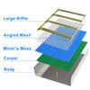 SAFEBAO Folding Aluminum Alloy Sluice Box, Portable Gold Prospecting Equipment,