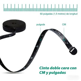 3 Pcs Cinta Metrica,150CM/60inch Legibilidad a Doble Cara,Cinta Medición,Retráctil para Medición Con Métrica Y En Pulgadas,Cinta de Costura para Medir la Caderas Brazos Costura,Corporal