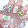 Lucky Day Handmade Nail Tips - Petit Square / 럭키데이