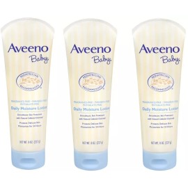 Aveeno Baby Lotion Daily Moisture 8oz (3 Pack)