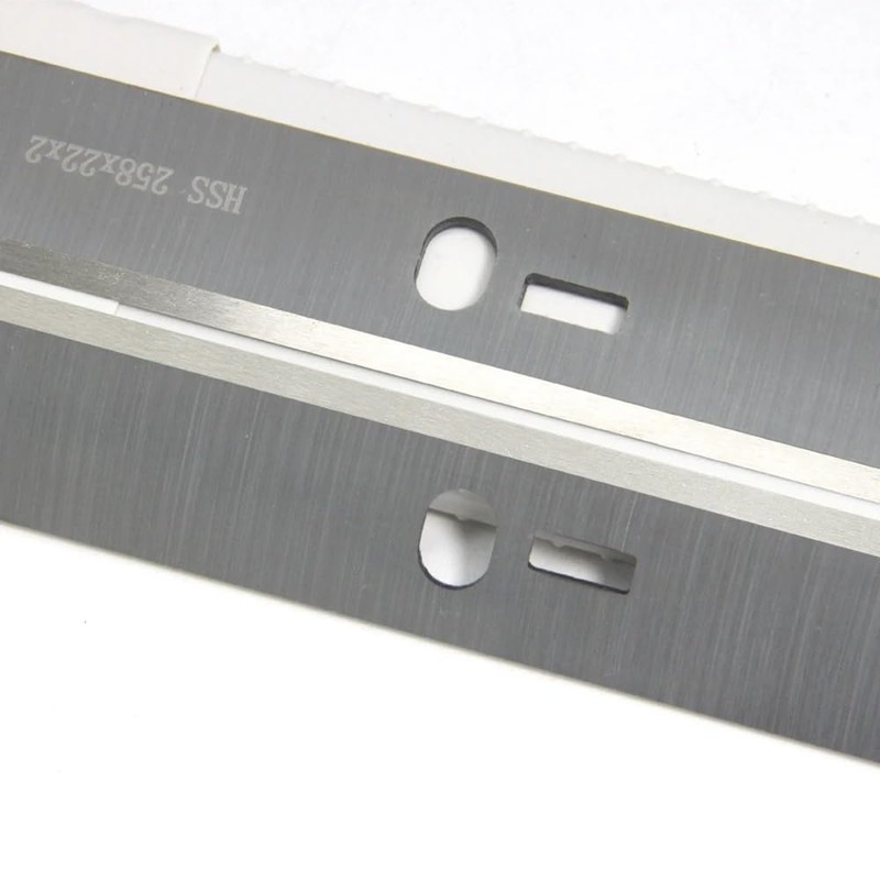 Ninehole 2 pieces HSS planer blades 258 mm, 258 mm