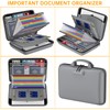 DocSafe Fireproof File Organizer with Lock, Hard-Shell Case Fireproof Document