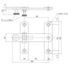 Kumamoto PLUS D-31-3(100) Stainless Steel, Strong Clamping, 3.9 inches (100