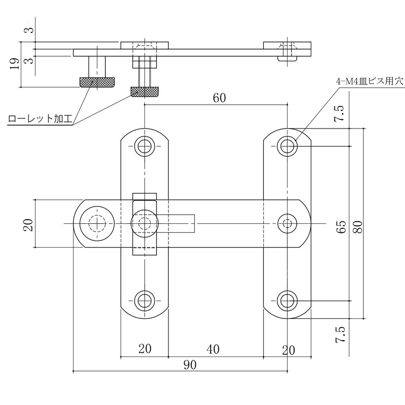 Kumamoto PLUS D-31-3(100) Stainless Steel, Strong Clamping, 3.9 inches (100
