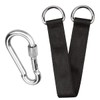 ISusser 4 PCS Black Tree Swing Straps Hanging Kit with