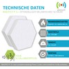 Sound Absorber 3D Set of Basotect® G+ Acoustic Elements with