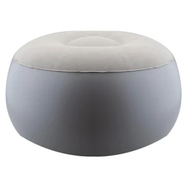 VFM e-Store - Inflatable Foot Stool Easy, Durable, Pack Away, Easy, Durable, Comfortable, Lightweight, Festivals, Hiking, Picnics, Outdoor Living, Water Resistant - 55cm X 50cm Grey X 1